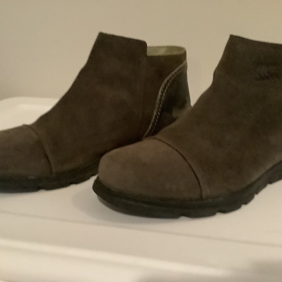 Sorel Shoes - Sorel Dark Olive Ankle Boot